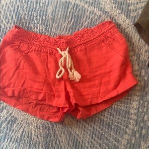 Roxy linen beach shorts